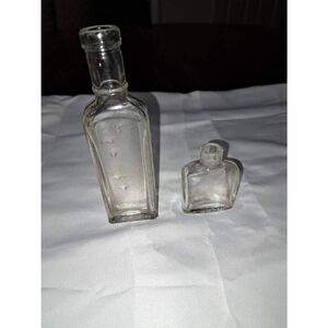 Vintage Glass Elixir Apothecary Medicine Bottles Farmhouse  Rustic Halloween